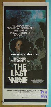 #7565 LAST WAVE Australian daybill movie poster '77 Weir classic!
