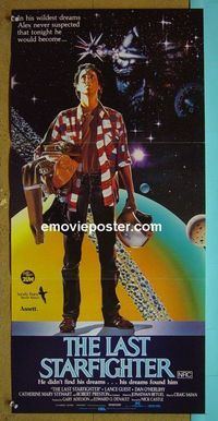 #7562 LAST STARFIGHTER Australian daybill movie poster '84 Guest