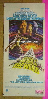 #7581 LIGHT AT THE EDGE OF THE WORLD Australian daybill movie poster '71