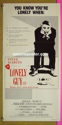 #7593 LONELY GUY Australian daybill movie poster '84 Steve Martin