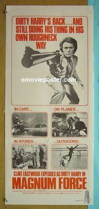 #7604 MAGNUM FORCE Australian daybill movie poster '73 Eastwood