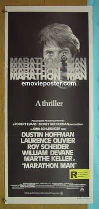#7617 MARATHON MAN Australian daybill movie poster '76 Hoffman