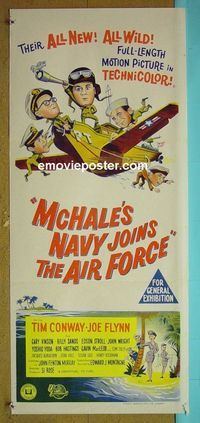 #7628 MCHALE'S NAVY JOINS THE AIR FORCE Australian daybill movie poster '65