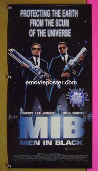 #7055 MEN IN BLACK Australian daybill movie poster '97 Smith, Jones