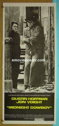 #7633 MIDNIGHT COWBOY Australian daybill movie poster '69 Hoffman
