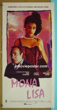 #7644 MONA LISA Australian daybill movie poster '86 Bob Hoskins