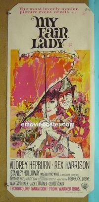 #7661 MY FAIR LADY Australian daybill movie poster '64 Hepburn