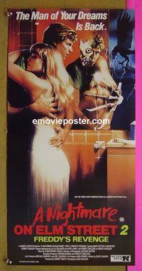 #7056 NIGHTMARE ON ELM STREET 2 Australian daybill movie poster '85