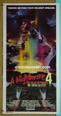 #7675 NIGHTMARE ON ELM STREET 4 Australian daybill movie poster '88