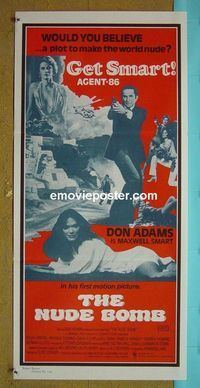 #7681 NUDE BOMB Australian daybill movie poster '80 Don Adams