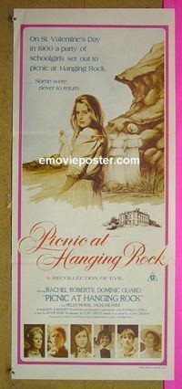 #7718 PICNIC AT HANGING ROCK Australian daybill movie poster 79 Weir