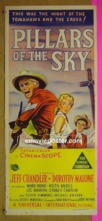 #7720 PILLARS OF THE SKY Australian daybill movie poster '56 Malone