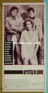 #7737 PRETTY IN PINK Australian daybill movie poster '86 Ringwald