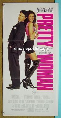 #7738 PRETTY WOMAN Australian daybill movie poster '90 Roberts