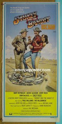 #7837 SMOKEY & THE BANDIT 2 Australian daybill movie poster '80