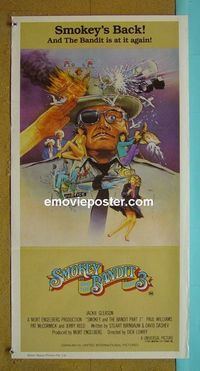 #7838 SMOKEY & THE BANDIT 3 Australian daybill movie poster '83