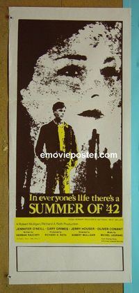 #7885 SUMMER OF '42 Australian daybill movie poster '71 O'Neill