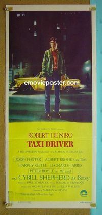 #7903 TAXI DRIVER Australian daybill movie poster '76 R. De Niro
