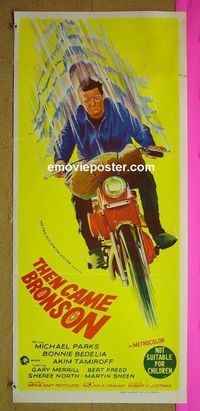 #7912 THEN CAME BRONSON Australian daybill movie poster '69 Parks