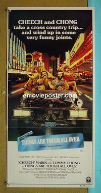 #7917 THINGS ARE TOUGH ALL OVER Australian daybill movie poster '82