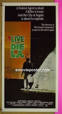 #7930 TO LIVE & DIE IN LA Australian daybill movie poster '85
