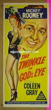#7946 TWINKLE IN GOD'S EYE Australian daybill movie poster '55