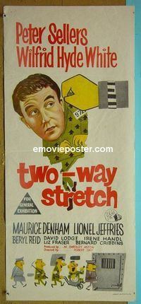 #7085 2-WAY STRETCH Australian daybill movie poster '60 Sellers