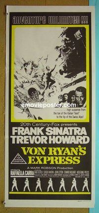 #7965 VON RYAN'S EXPRESS Australian daybill movie poster '65 Sinatra