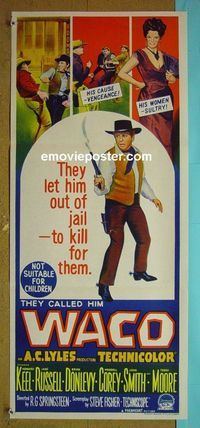 #7967 WACO Australian daybill movie poster '66