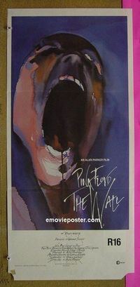 #7970 WALL Australian daybill movie poster '82 Pink Floyd, Parker