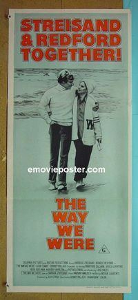 #7978 WAY WE WERE Australian daybill movie poster '73 Streisand