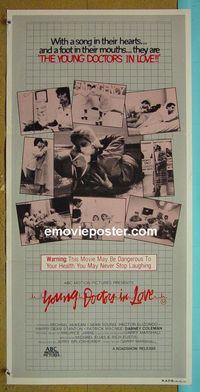 #8006 YOUNG DOCTORS IN LOVE Australian daybill movie poster '82