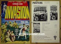 #A413 INVASION English pressbook '66 aliens!