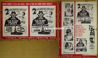 #A005 1000 EYES OF DR MABUSE/RETURN OF DR MABUSE pressbook '60s