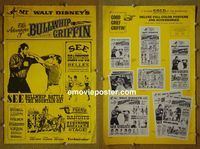 #A038 ADVENTURES OF BULLWHIP GRIFFIN pressbook '66