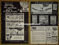 #A067 AROUND THE WORLD IN 80 DAYS pressbook '56 Niven
