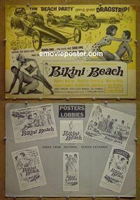 #A110 BIKINI BEACH pressbook '64 Avalon, Funicello