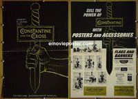 #A182 CONSTANTINE & THE CROSS pressbook '62 Wilde