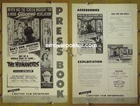 #A189 CREATION OF THE HUMANOIDS pressbook '62