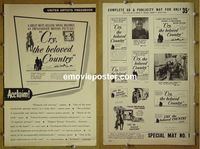 #A197 CRY THE BELOVED COUNTRY pressbook '51Poitier