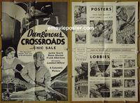 #A203 DANGEROUS CROSSROADS pressbook '33 Chic Sale