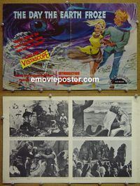 #A215 DAY THE EARTH FROZE pressbook '59 sci-fi!