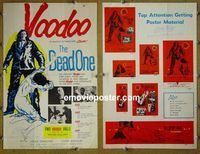 #A222 DEAD ONE pressbook '60 voodoo, Ormond