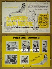 #A254 DR GOLDFOOT & THE BIKINI MACHINE pressbook '65