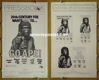 #A322 GO APE pressbook '74 5-bill Planet of the Apes