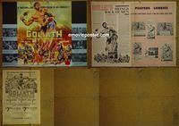 #A331 GOLIATH & THE BARBARIANS pressbook '59 Reeves
