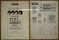#A371 HELP pressbook '65 The Beatles, rock classic!