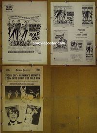 #A382 HOLD ON pressbook '66 Herman's Hermits!