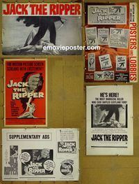 #A431 JACK THE RIPPER pressbook '60 Patterson,Byrne