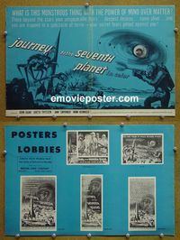 #A437 JOURNEY TO THE 7th PLANET pressbook '61 Agar